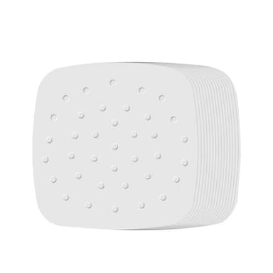 Air Fryer engångspapper fyrkantig 18 cm 100-pack Vit