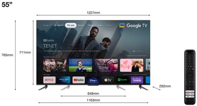 TCL 55" QLED770 4K QLED Smart TV (2023)