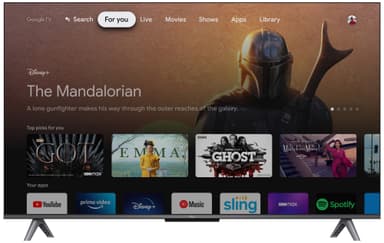 TCL 43" QLED770 4K QLED Smart TV (2023)