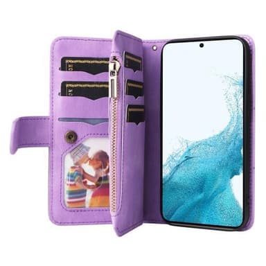 KS Plånboksfodral till Samsung Galaxy S23 - Lila/Grå
