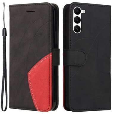 KT Plånboksfodral till Samsung Galaxy S23 - Svart/Röd