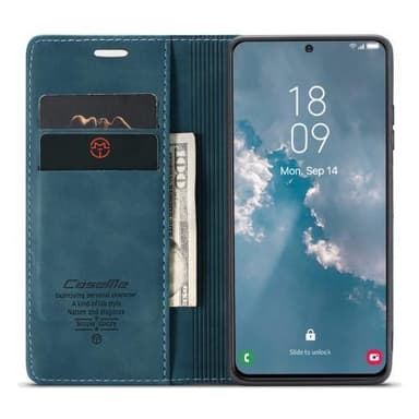 CASEME Plånboksfodral Samsung Galaxy S23 - Blå
