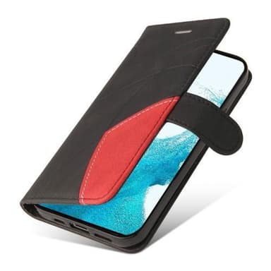 KT Plånboksfodral till Samsung Galaxy S23 - Svart/Röd
