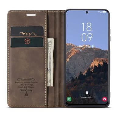 CASEME Plånboksfodral Samsung Galaxy S23 - Coffee