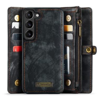 Samsung Galaxy S23 Retro läder plånboksfodral - Svart