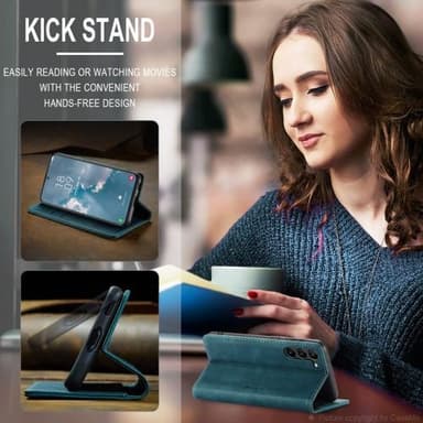 CASEME Plånboksfodral Samsung Galaxy S23 - Blå