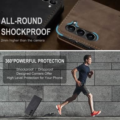 CASEME Plånboksfodral Samsung Galaxy S23 - Svart