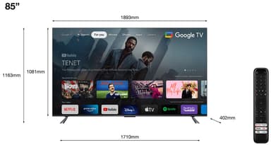 TCL 85" QLED770 4K QLED Smart TV (2023)