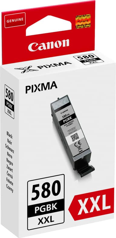 Canon bläckpatron PGI-580XXL Svart