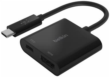 Belkin USB-C- till HDMI-kabel med laddningsadapter (60 W)