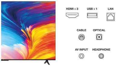 TCL 65" P631 4K LED Smart TV (2023)