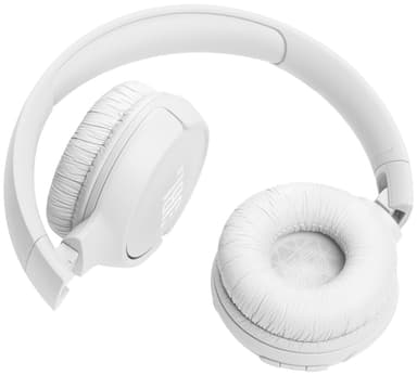 JBL Tune 520BT trådlösa around ear-hörlurar (vita)