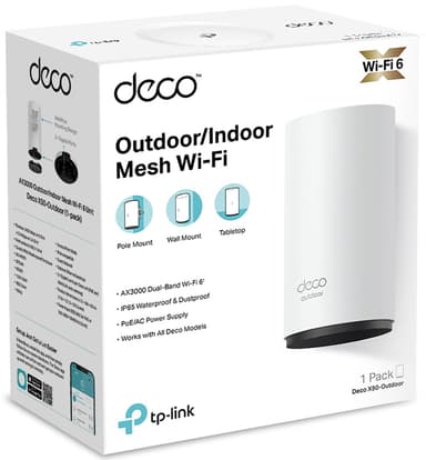 TP-Link Deco X50 WiFi 6 utomhusrouter