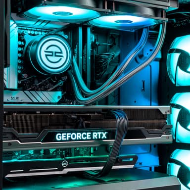 PCSpecialist Fusion X70T i7K-13/16/1000/4070Ti stationär dator för gaming