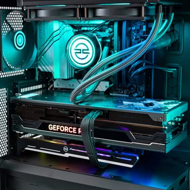 PCSpecialist Fusion X70T i7K-13/16/1000/4070Ti stationär dator för gaming