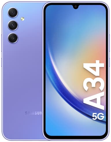 Samsung Galaxy A34 5G smartphone 8/256GB (lila)