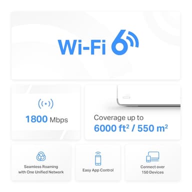 Mercusys Halo H70X Mesh Wi-Fi-system (3-pack)