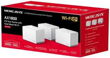Mercusys Halo H70X Mesh Wi-Fi-system (3-pack)