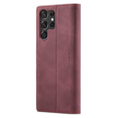 CASEME Plånboksfodral Samsung Galaxy S23 Ultra - Röd