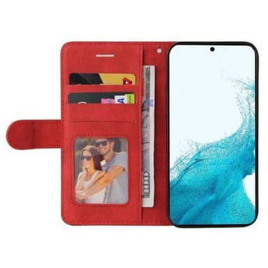 KT Plånboksfodral till Samsung Galaxy S23+ (Plus) - Röd/Svart