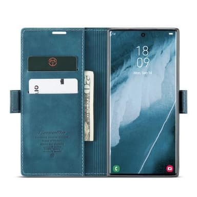 CASEME Plånboksfodral Samsung Galaxy S23 Ultra - Blå