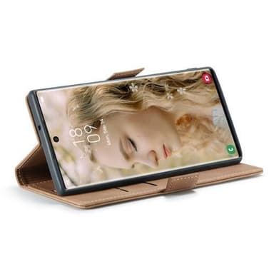CASEME Plånboksfodral Samsung Galaxy S23 Ultra - Brun