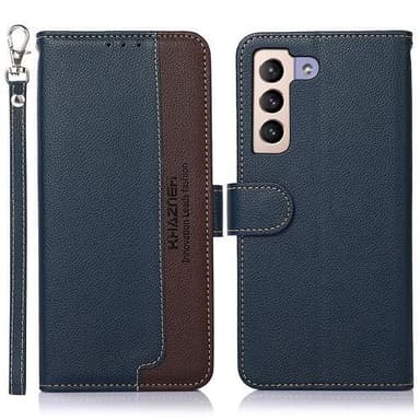 Samsung Galaxy S23+ (Plus) KHAZNEH Plånboksfodral - Blå/Brun