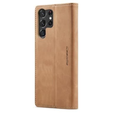 CASEME Plånboksfodral Samsung Galaxy S23 Ultra - Brun