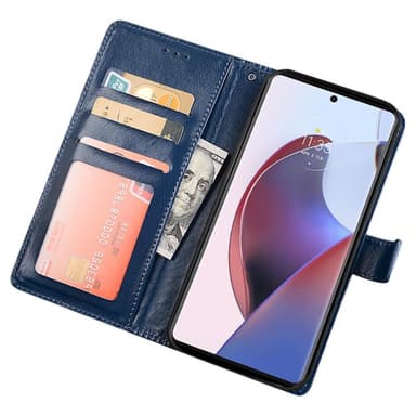IDEWEI Plånboksfodral Motorola Moto G53 5G - Svart