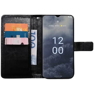 Mobilplånbok 3-kort Nokia G60 - Svart