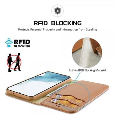 DUX DUCIS Samsung Galaxy S23 Plus Fodral Hivo Series Brun