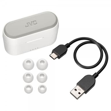 JVC Hörlurar In-Ear True Wireless Stix Vit HA-A9T