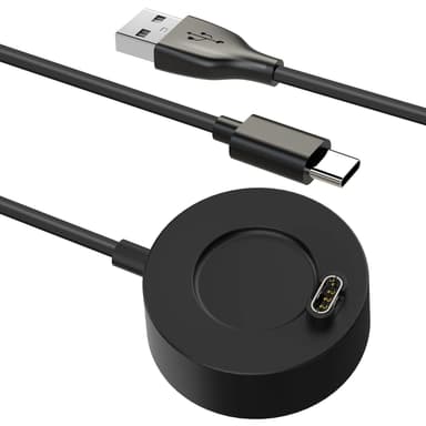 Laddningskabel för 2 i 1 klocka Svart 1.2 m Garmin Fenix 5