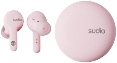 Sudio A2 trådlösa in ear-hörlurar (rosa)