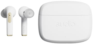 Sudio N2 Pro trådlösa in ear-hörlurar (vita)