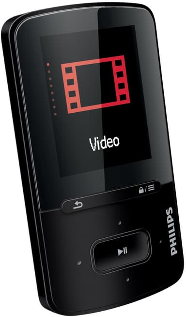 Philips GoGear Vibe MP4-spelare 8 GB SA4VBE08KN (svart)