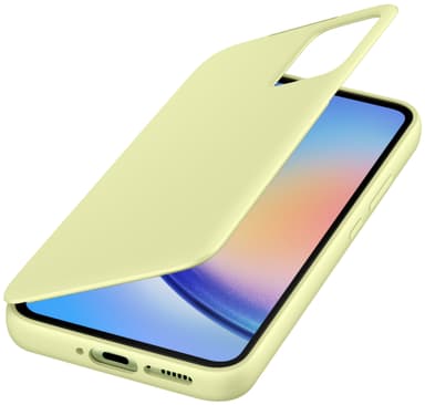 Samsung Galaxy A34 Smart View plånboksfodral (grönt)