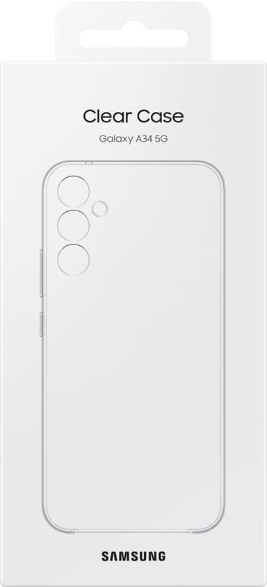 Samsung Galaxy A34 Clear fodral (transparent)