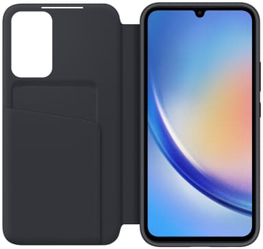 Samsung Galaxy A34 Smart View plånboksfodral (svart)