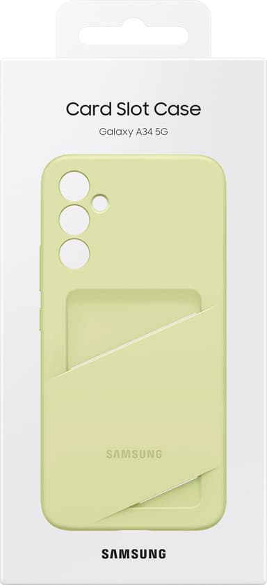 Samsung Galaxy A34 Card Slot fodral (grönt)