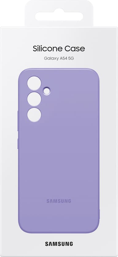 Samsung Galaxy A54 Silicone fodral (lila)