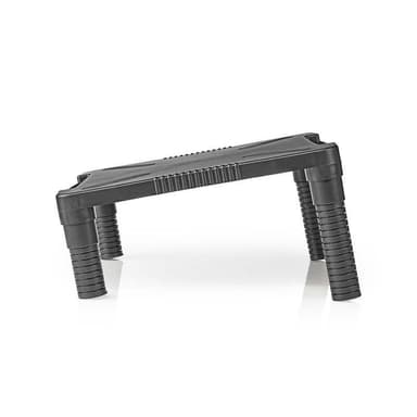 Ergonomiskt skärmstativ | Justerbart | Svart