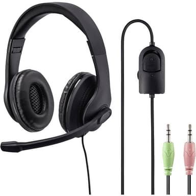 Hama HS-P200 Datorer Over Ear-hörlurar Over Ear