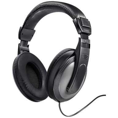 Hama ShellTV TV Over Ear hörlurar Over Ear Mörkgrå,