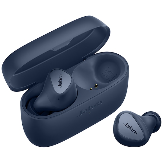Jabra Elite 4 true wireless in ear-hörlurar (marinblå)