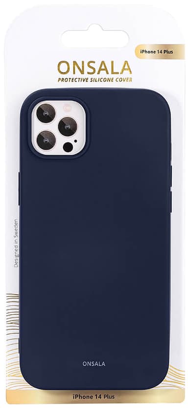 Onsala iPhone 14 Plus silikonskal (blått)