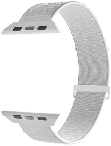 Puro Apple Watch 42-49mm nylonband (vitt)