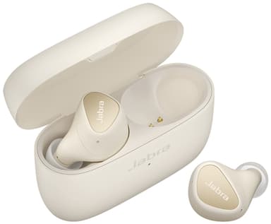 Jabra Elite 4 true wireless in ear-hörlurar (ljusbeige)