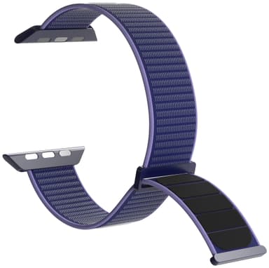 Puro Apple Watch 42-49mm nylonband (blått)