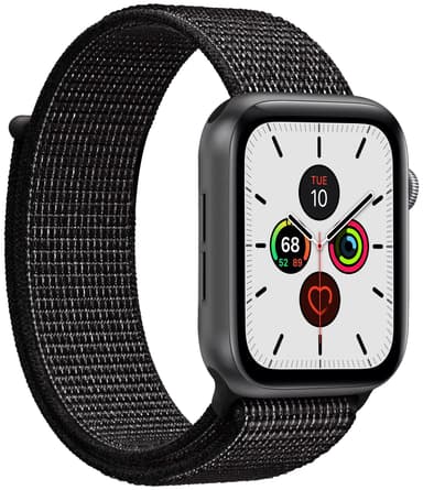 Puro Apple Watch 42-49mm nylonband (svart)